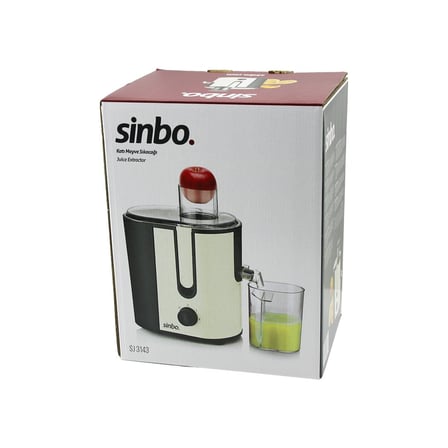 ELEKTRİKLİ BEJ KATI MEYVE SIKACAK 600W HAZNE POSA:1250ML - M.SUYU:450ML ÇELİK FİLTRE 65MM TÜP SJ-3143 (5264)