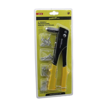 PERÇİN TABANCA MAKİNE SETİ = 4 BOY UÇ = 2.4- 3.2 - 4 - 4.8 + 4 BOY KALINLIK X 10PCS=40PCS İĞNE (5264