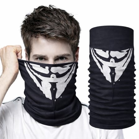 Vendetta Maskesi Desenli Baf Bandana – Çok Amaçlı Yüz Boyunluk Bandana 4 No (5264)