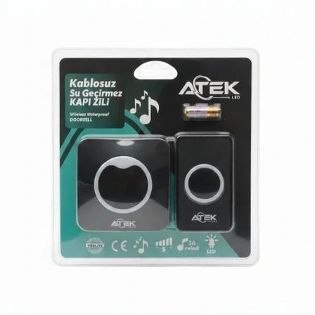 Kablosuz Su Geçirmez Kapı Zili (5264)
