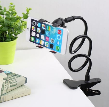 Akrobat Telefon Tutucu Oynar Başlıklı (SİYAH) (5264)
