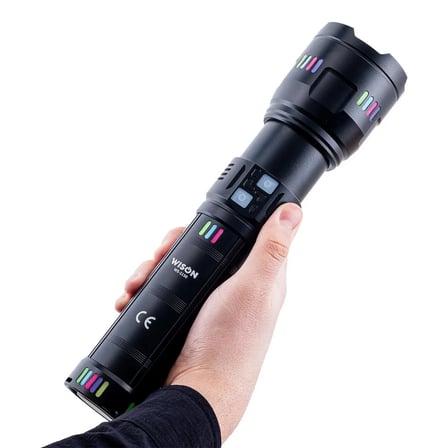 Ws-1150 Uzun Menzilli 60 Watt 5500 Lümen Profesyonel Güçlü El Feneri (5264)