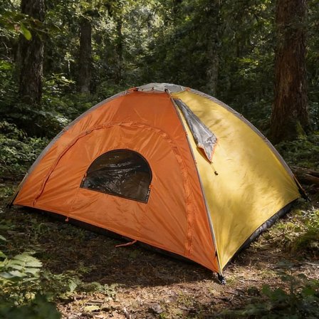 4 Kişilik Yarı Otomatik Kamp Çadırı – Suya Dayanıklı, Hızlı Kurulumlu Outdoor Aile Çadırı, Doğa, Kamp ve Piknik 200x200x135 cm (5264)