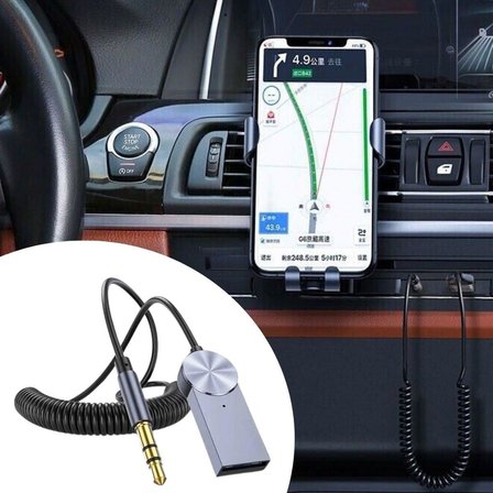 Araba için Bluetooth Aux Alıcısı Wireless Araç Kiti (5264)