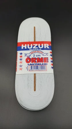 BEYAZ - 2CM PAÇA LASTİK YASSI GENİŞ 10MT (5264)
