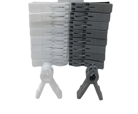 18 PARÇA   DORUK PLASTİK MANDAL (5264)
