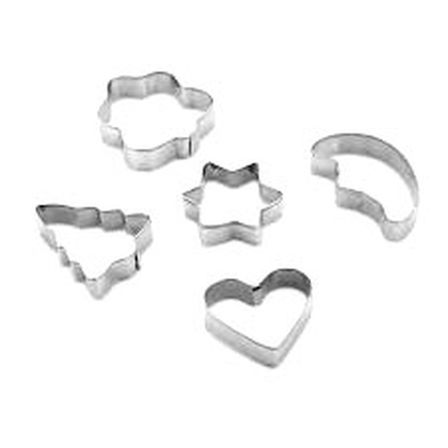 5 PARÇA  METAL BİSKÜVİ KURABİYE KALIP (5264)