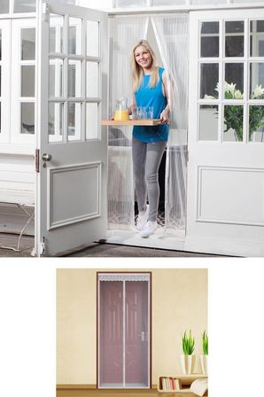 Mıknatıslı Kapı Sinekliği Tül Perde 105 x 205 cm (5264)