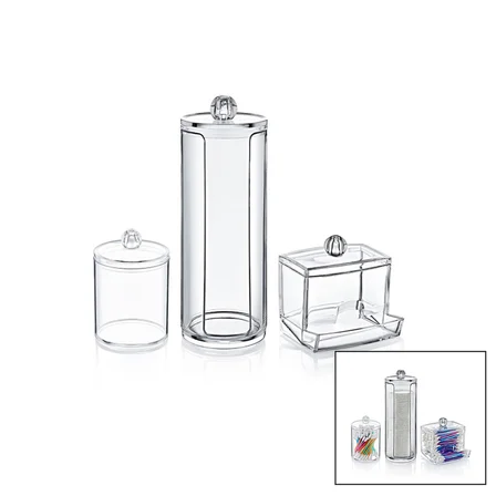 DİSK 3LÜ MAKYAJ ORGANİZER SET (5264)