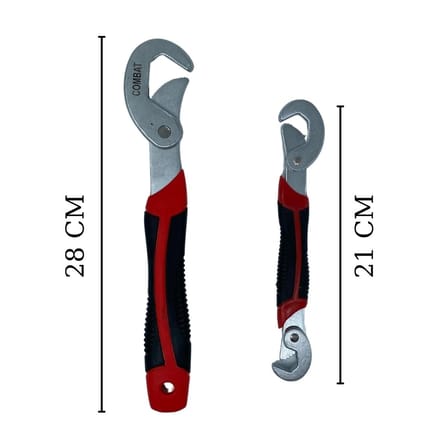 Çok Fonksiyonlu Ergonomik Ayarlanabilir Büyük Küçük Akıllı Pense Anahtar 2li Set (5264)