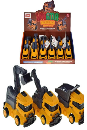 Ctoy Sy713-15g Sürtmeli İnşaat Araçları 12'li