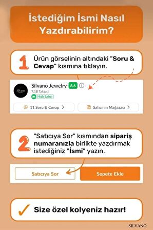 925 Ayar Gümüş Kartanesi Isimli Kolye