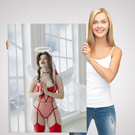 Melek Kız Kanvas Tablo-5266