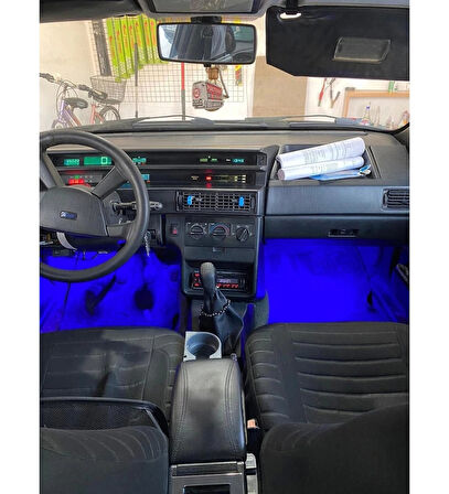 Modül 3 Led 3W Kablolu Parmak Led  5 adet Mavi Renk