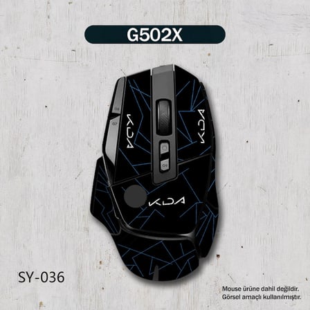G502X Uyumlu Gaming Mouse Grip Tape – Kaymaz Ter Emici Yapışkanlı Koruyucu Mouse Kaplama Sticker – SY036
