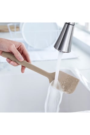 GreenPan Silikon Spatula Bej | Platinum Silicone | BPA İçermez | 200°C Isıya Dayanıklı |