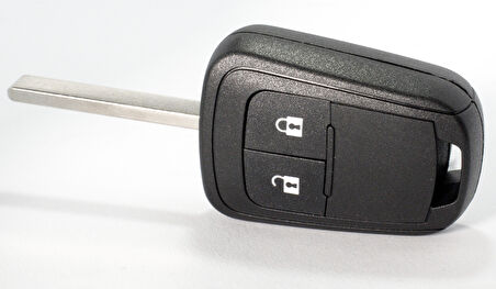 Opel Astra J Insignia Uyumlu Sustasız Anahtar Kabı Kumanda Kabı Oto Anahtarlık Logolu 2 Tuşlu