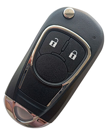 Opel Astra J Insignia Uyumlu Çevirici Modifiye Dönüşüm Kumanda Anahtar Kabı Oto Anahtarlık Logolu 2 Tuş