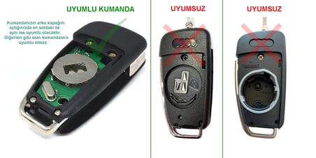 Audi Tipli KD Keydiy NB02 Uyumlu Anahtar Kumanda Kabı Oto Anahtarlık