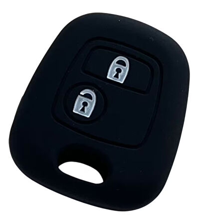 Peugeot 106 Partner Citroen C3 Berlingo Saxo Uyumlu Silikon Kumanda Anahtar Kılıfı Oto Anahtarlık