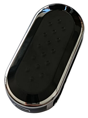 Doblo Ducato Boxer Jumper Uyumlu Kumanda Anahtar Kılıfı Oto Anahtarlık Siyah Silver