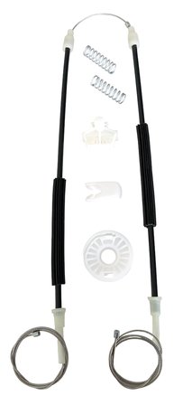 Clio 2 1998-2005 Symbol 1999-2008 Uyumlu Ön Camlar İçin Cam Kriko Teli ve Tamir Seti Takımı Kiti