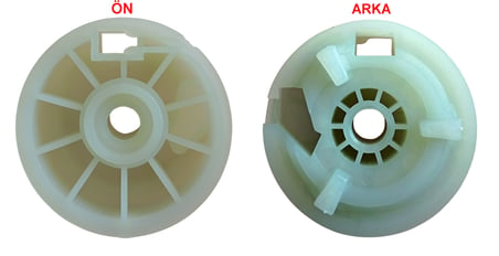 Citroen C5 2008-2017 Uyumlu Arka Camlar İçin Cam Kriko Teli ve Tamir Seti SAĞ