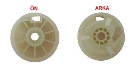 Nissan Primera P12 Uyumlu 2002-2008 Arası Cam Kriko Teli ve Tamir Seti Takımı ÖN SOL