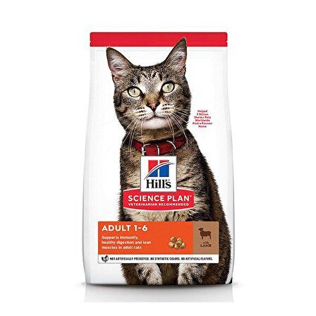 Hill’s Science Plan Kuzu Etli Yetişkin Kuru Kedi Maması 3 kg