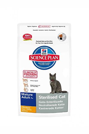 Hill’s Sterilised Tavuk Etli Kısırlaştırılmış Kuru Kedi Maması 1 kg