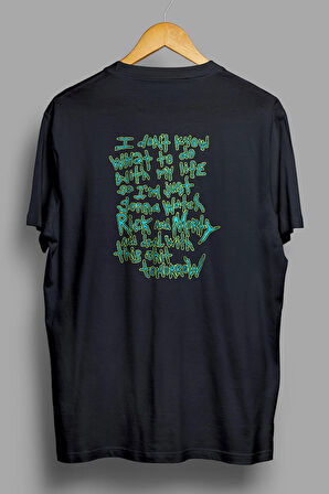 I'm Pickle Rick - Ön Ve Arka Baskılı Üniseks Oversize T-shirt
