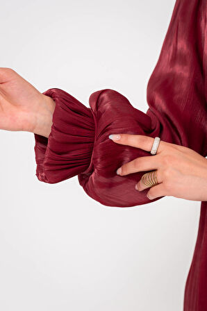 Taş işlemeli Kemer Detaylı Bluz BLZ16086