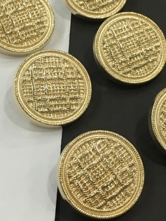 Trençkot ve Blazer ceket düğmesi takımı Hasır model GOLD 5277151012