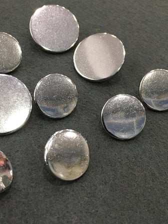 Blazer ceket düğmesi düz metal Para model GÜMÜŞ 52771510121039