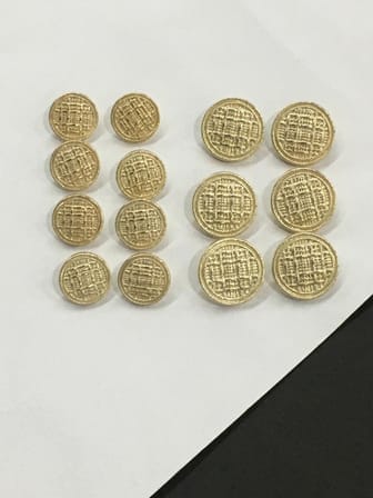 Blazer ceket düğmesi takımı Hasır model GOLD 52771510121047