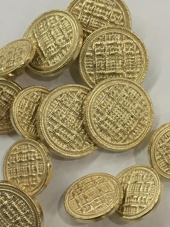 Blazer ceket düğmesi takımı Hasır model GOLD 52771510121047
