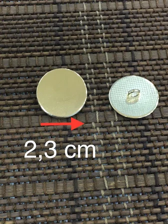 Trençkot ceket düğmesi takımı para model  GOLD 52771510121247