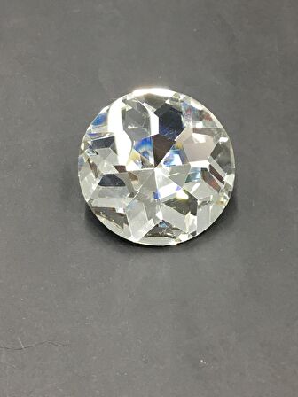 Taşlı düğme/ kristal tek taş düğme 3,5 cm/ 1 adet  5277151012976