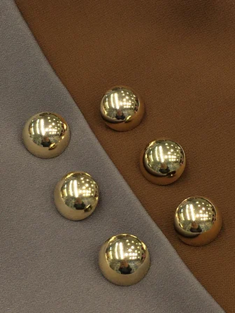 Trençkot ceket düğmesi takımı bombeli Gold 6 lı set 2 cm 5277151013037