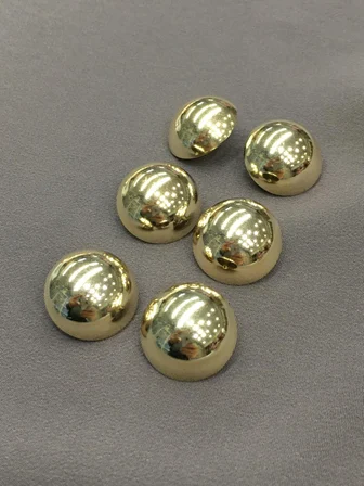 Trençkot ceket düğmesi takımı bombeli Gold 6 lı set 2 cm 5277151013037