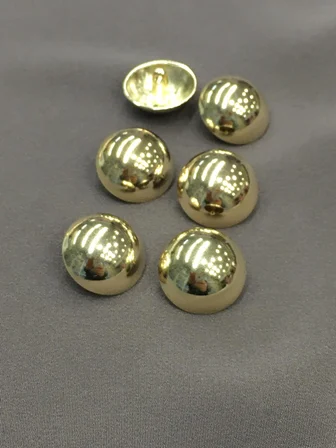 Trençkot ceket düğmesi takımı bombeli Gold 6 lı set 2 cm 5277151013037