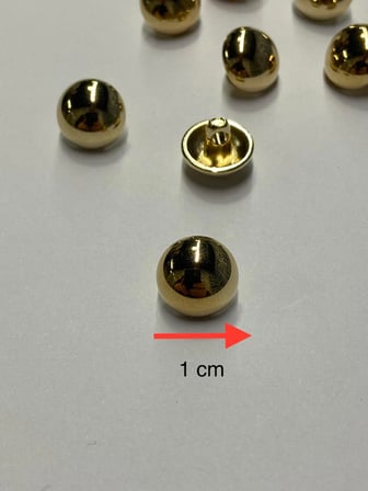 Bombeli bluz düğmesi / metal bluz düğmesi/ 8 li set / GOLD 52771510132692