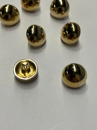 Bombeli bluz düğmesi / metal bluz düğmesi/ 8 li set / GOLD 52771510132692