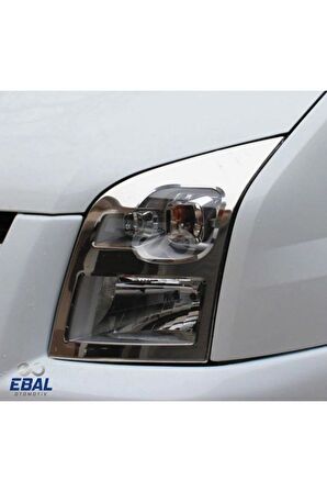 Ford Transit Uyumlu Krom Far Çerçevesi 2 Parça 2006-2014 Paslanmaz Çelik