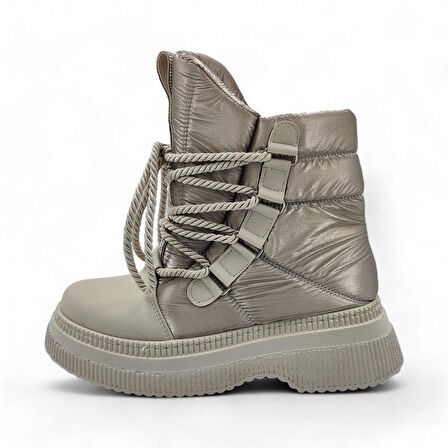 Caprito K102 Bot Bej Cilt