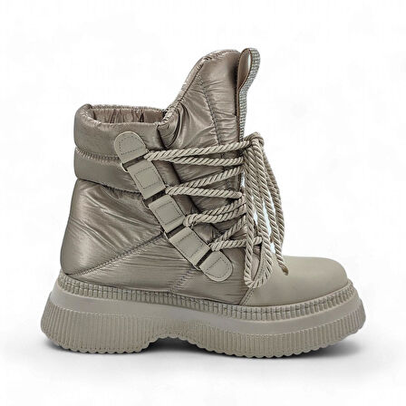 Caprito K102 Bot Bej Cilt