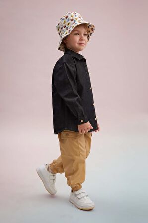 DeFacto Erkek Bebek Kargo Fit Gabardin Pantolon C0639A524SPBG247