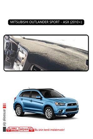 Mıtsubıshı Outlander Sport/Asx 2010+ Torpido Koruma  Halısı -  Siyah Kenar