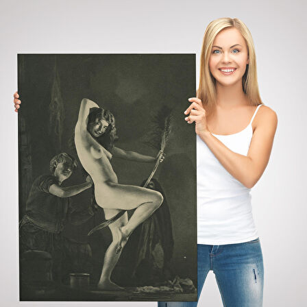 Şabat Gününe Hazırlık, William Mortensen Cadılar Bayramı - années 1930 Kanvas Tablo-5282