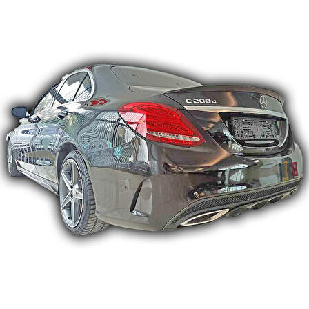 Mercedes W205 C Serısı 2015-2018 Uyumlu Amg Spoıler (Plastik)